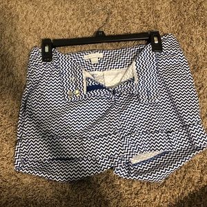Super cute blue and white shorts